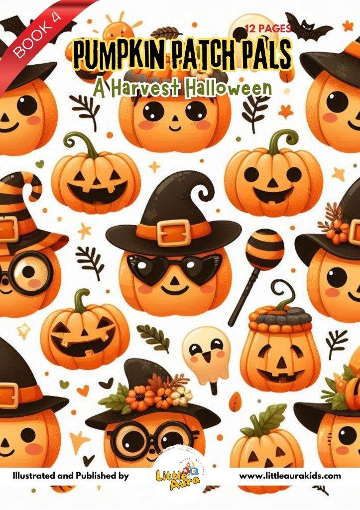 Halloween activity book for kids with fun, child-friendly spooky designs